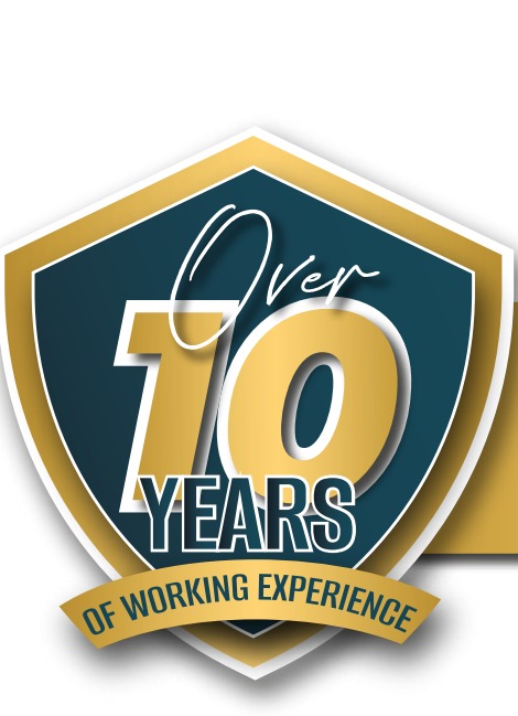 Over 10 Years Experience